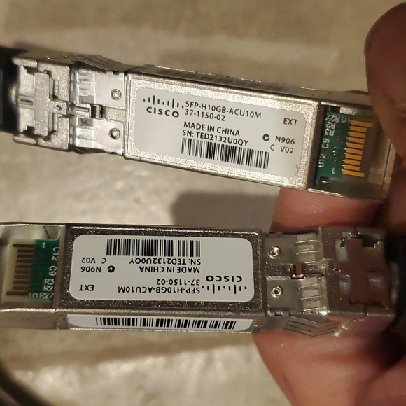 Cisco 10 meter DAC cable (SFP-H10GB-ACU10M) - Picture 3 of 3